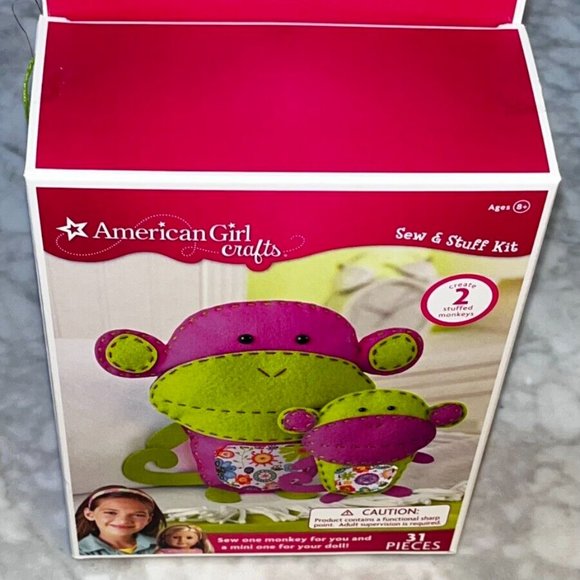 American Girl Crafts Girl's Sew & Stuff Kit NWT - Picture 2 of 2